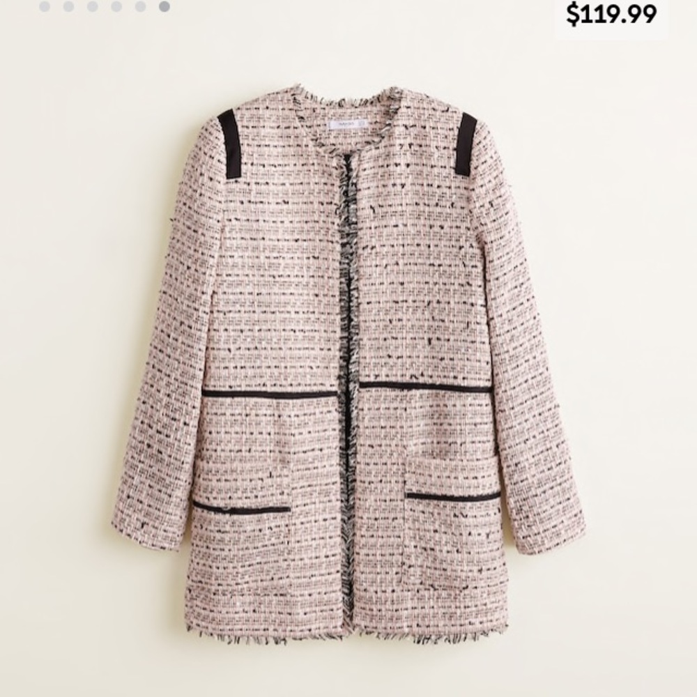 Mango tweed jacket